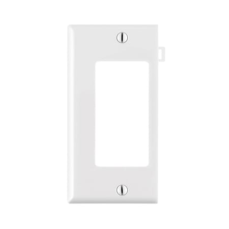 Leviton Leviton White 1 gang Thermoplastic Nylon Decorator Sectional End Wall Plate 1 pk PSE26-00W
